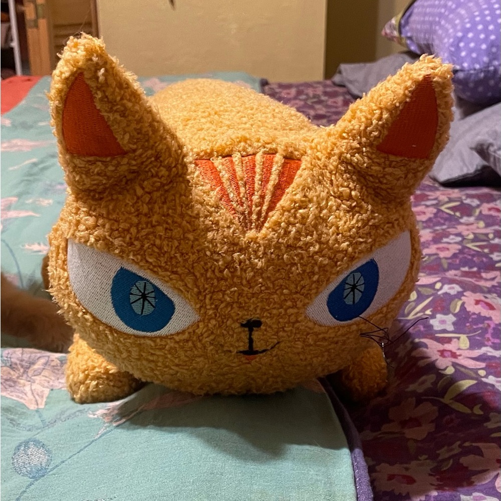 Vintage Orange Cat Plush Toy